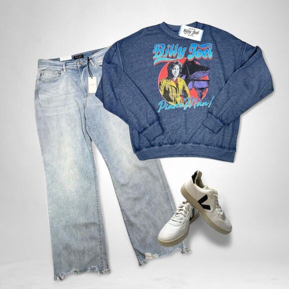 Billy Joel Graphic Sweatshirt, NWT! Size Large - Picture 2 of 5